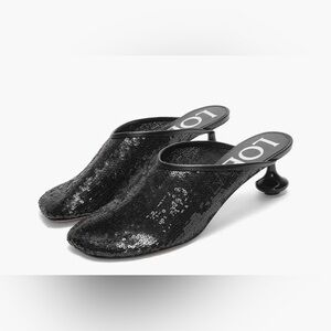 Authentic BNIB Loewe Toy Heels Black Women's Shoes Full Set